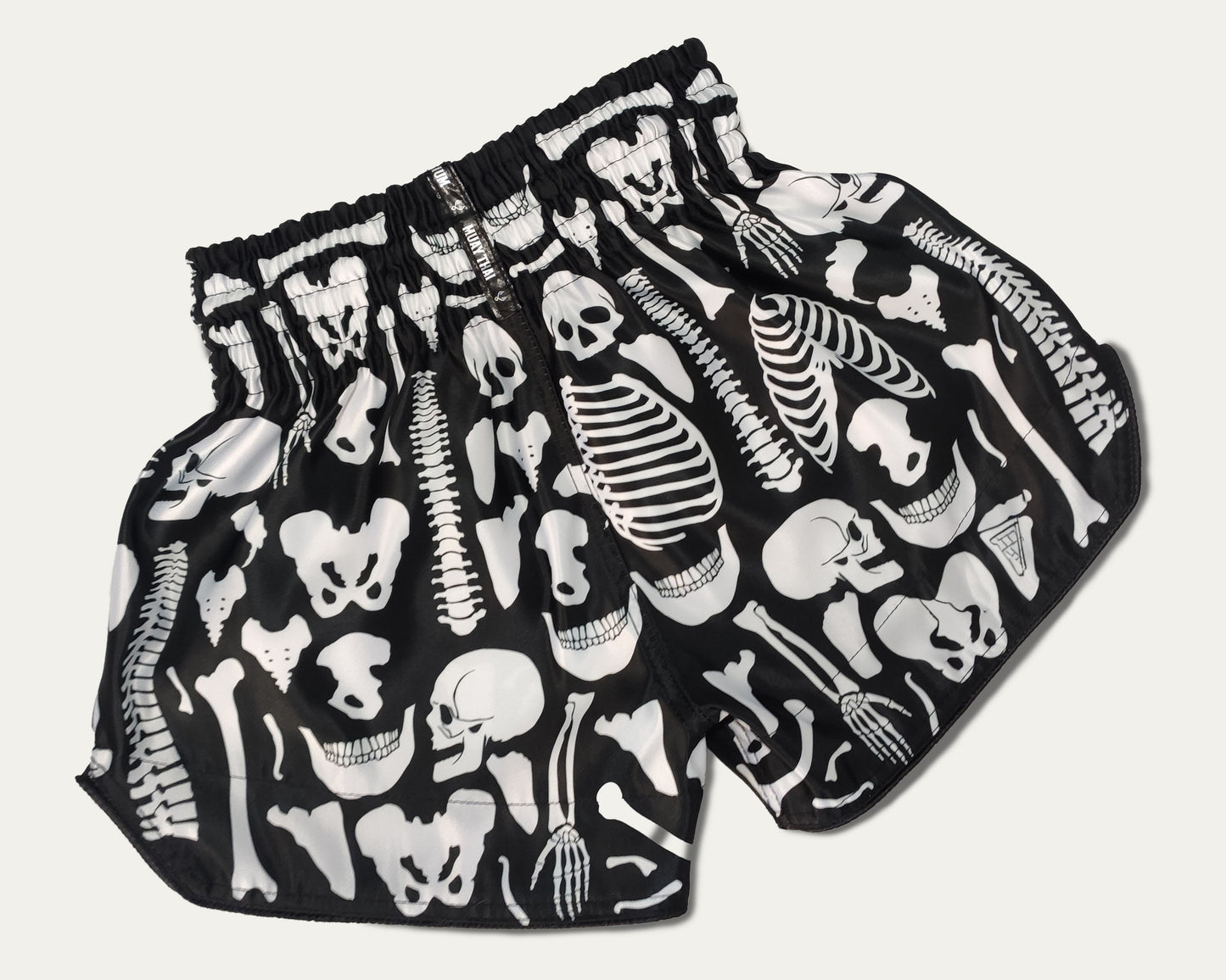 Short Muay Thai Skull Negro