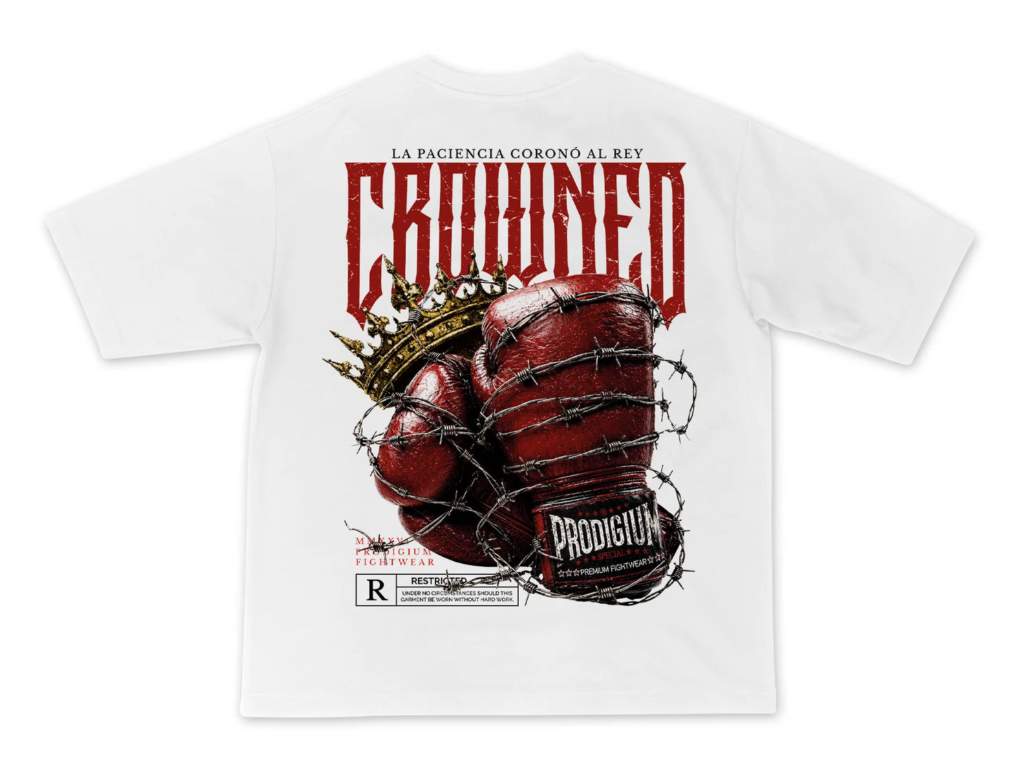 Camiseta Crowned - Blanca