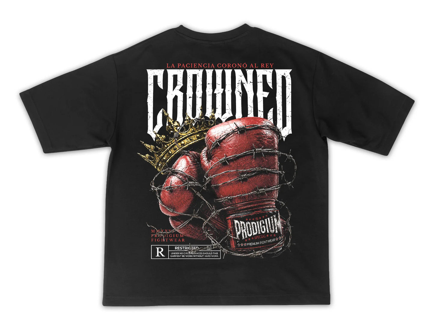 Camiseta Crowned - Negra