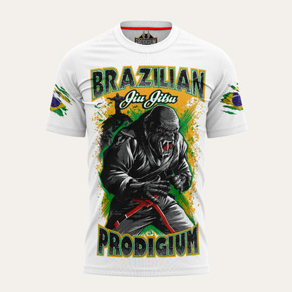 Camiseta Gorilla Jiu Jitsu - White