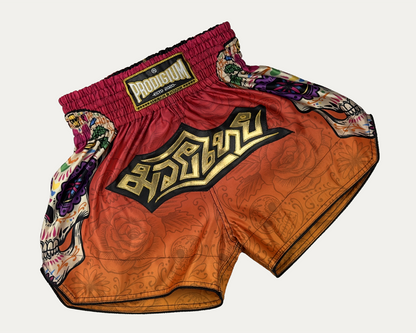 Short Muay Thai Catrina Naranja