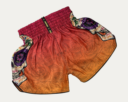 Short Muay Thai Catrina Naranja